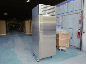 Refrigerador vertical comercial de acero inoxidable de una sola puerta eléctrico de-22 ~-18 Temp con refrigeración por aire - Product Image 2