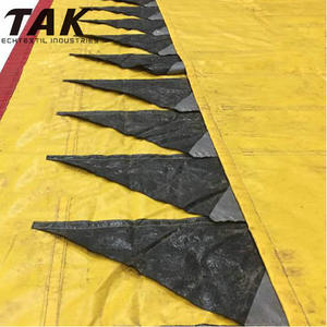 Barriera di controllo istantaneo dell'inondazione del portone di acqua riutilizzabile portatile anti inondazione 60in x 50ft - Product Image 2