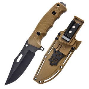 OEM đen Stonewash lưỡi bushcraft jagdmesser Nylon xử lý full-tang ngoài trời săn bắn chiến thuật cố định lưỡi dao với vỏ bọc - Product Image 1