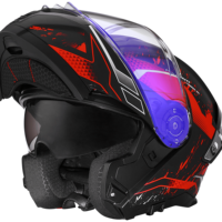 Casques de moto rétro modulaires à rabat pour motos