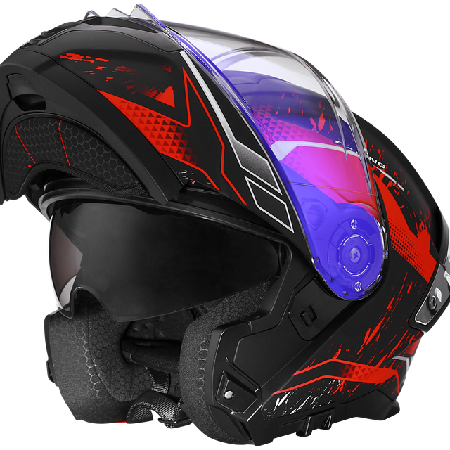 Flip up Modular Vintage Motorcycle Retro Helmets for Motorcycles