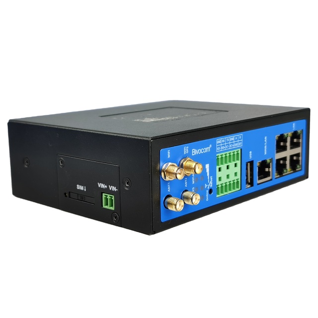 Industrial 4G IoT SMS Gateway Serial I/O USB 5-RJ45 Ports for Failover Load Balance Manufactured Industrial Gateway Solutions