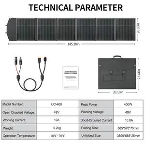 สถานีพลังงานพกพาแบบพับได้ประสิทธิภาพสูง 400W พร้อมพอร์ต USB รองรับ 23.5% Suankin Ecoflow Jackery (UC-400) - Product Image 4