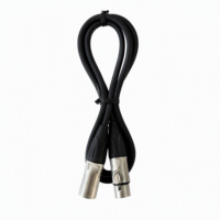 Câble de microphone XLR mâle-femelle OEM RH-X056 avec blindage spiralé, gaine en PVC, conducteur en cuivre sans oxygène