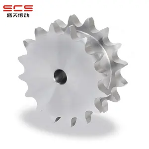 High precision double chain sprocket from sprocket factory SCS made in China