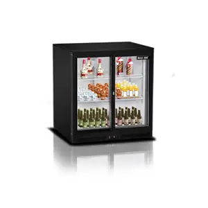 2023 back bar frigo freezer due 2 porte in vetro back bar cooler table top bar frigorifero porta in vetro