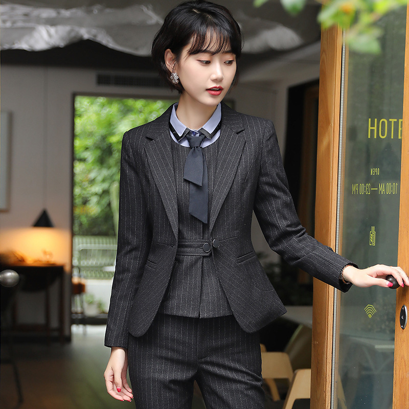 C11960a Fashion Ladies Office Business Wear Women's Four-piece Suits · image 1
