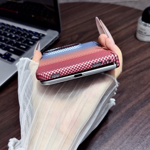Étui de téléphone magnétique en fibre de carbone mate de luxe pour iPhone Duo, charge sans fil, ultra fin, coque de protection rigide en PC - Product Image 4