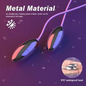 Huevos Vibradores de Metal Mágico, Vibrador de Bala Recargable <span class=keywords><strong>Cobra</strong></span> para la Masturbación Femenina - Product Image 5