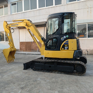 Excavadora Usada Komatsu PC55 de 5.5 Toneladas, Motor Cummins, Bomba Hidráulica Kawasaki, Motor Original Japonés, 1200-2000 Horas, 90% Nueva - Product Image 4