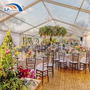 Chapiteau transparent de luxe à l'extérieur de grande taille de 20m pour 500 à 600 personnes événements de mariage cinq étoiles - Product Image 2