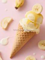 Premium Halal Instant Soft Serve IJsmix - Bananenmelk smaak, natuurlijk & romig |   Groothandel uit China
