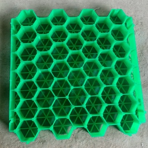 Grille de sol renforcée en PP à emboîtement, prix usine, <span class=keywords><strong>pavé</strong></span> perméable 500*500 avec géotextile non tissé pour parking - Product Image 6