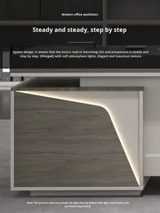 Luxe Modern Design Executive Office Desks L-Vormige Kantoorkantoorcontainer Huisvest Ecritorios Computertafel - Product Image 2