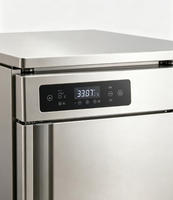 Freezer Vertikal Komersial Cepat Dingin Full Stainless Steel 14-15 Tray Motor Temperatur Dapat Diatur Penyimpanan Makanan Restoran