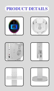 Photomaton personnalisé sur pied, réglable, intégré avec écran tactile, imprimante DNP, pour fêtes et mariages, en forme de cœur - Product Image 6