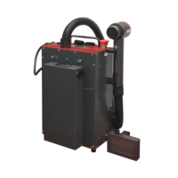 Machine de nettoyage au laser pulsé à dos, 200 W, pour le retrait des revêtements et de la peinture, machine de nettoyage au laser portative