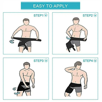 Attelle de soutien ajustable pour la hanche, la taille et le sacrum, pour le soulagement de la douleur, la protection contre les tensions et l'arthrite, et la protection des cuisses