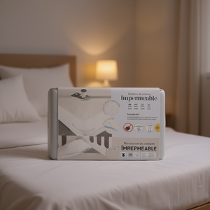 Protector de Colchón Impermeable Vianney 1 1/2 Plaza, Protector de Cama Impermeable para Adultos, Estilo Minimalista - Product Image 2