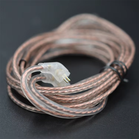 Câble de remplacement pour écouteurs filaires KZ 46, câble en cuivre sans oxygène, musique, jeux, sport, bureau, câble 3,5 mm, EDX Pro, ZSN Pro, CCA, QKZ, TRN