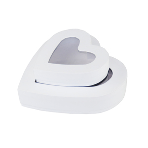 White Heart Shaped <strong>Red</strong> Pink Black Metal Pure Love <strong>Box</strong> Food Grade Flower Candy Biscuits Container Paper UV Foil Embossing - Product Image 3