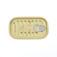 Couvercle rectangulaire en fer blanc de qualité alimentaire pour boîte de conserve, étanche, antirouille, revêtement époxy, pour boîtes métalliques rectangulaires 2 ou 3 pièces