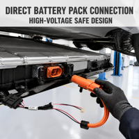 Connecteur de faisceau de câbles de batterie EV haute tension étanche avec joint en caoutchouc pour port de charge BEV HEV