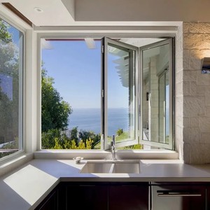 Ventanas de aluminio de diseño moderno y elegante Ventanas abatibles Vintage para casas - Product Image 2