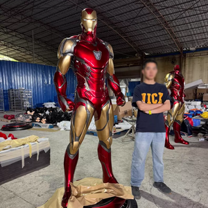 Vente en gros d'usine : Statue Iron Man en fibre de verre, <span class=keywords><strong>moule</strong></span> en résine, figurine Marvel Iron Man Mk85 Mk7 pour la décoration cinématographique - Product Image 1