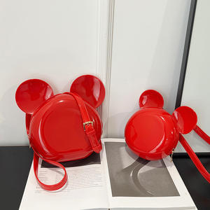 Nuevo ratón mujeres niños niño <span class=keywords><strong>bolso</strong></span> <span class=keywords><strong>Minnie</strong></span> hombro Diagonal <span class=keywords><strong>bolso</strong></span> Casual moda chica PU <span class=keywords><strong>bolso</strong></span> redondo regalos de cumpleaños - Product Image 5
