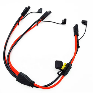 อะแดปเตอร์แยกสัญญาณ1ถึง<span class=keywords><strong>2</strong></span> Y แบตเตอรี่ไฟฟ้ากระแสตรงถอดออกอย่างรวดเร็วสายไฟต่อปลั๊กกับฟิวส์กลาง - Product Image 1