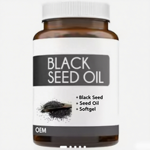 Оптовые мягкие капсулы с маслом черного тмина (Nigella Sativa) 500 мг для энергии и иммунитета взрослых, под собственной торговой маркой - Product Image 1