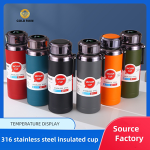 316 acier inoxydable tasse isolée sous vide portable cordon grande capacité hommes et femmes sport thé eau tasse bouteille - Product Image 6