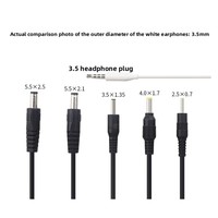 Cable de Carga USB a DC5.5/4.0/3.5/2.5 de PVC Personalizado, Fabricante de Shenzhen, Venta al Por Mayor