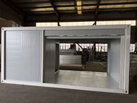 Caseta de Seguridad Prefabricada, Caseta de Guardia para Obras de Construcción, Contenedor Modular, Sala de Control de Acceso para Campamentos de Ingeniería