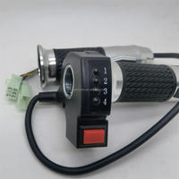 Accélérateur de vélo électrique 4 vitesses 24V/36V/48V/64V/72V/96V pour contrôleur marche avant/arrière, compatible vélo électrique/trottinette/tricycle
