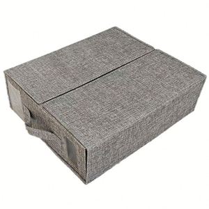 Foldable <b>Bedding</b> Sheet Storage <b>Box</b> with Window Closet Bed Sheet Organizer Set Containers for Blankets Quilt Pillow Cubes - Product Image 2