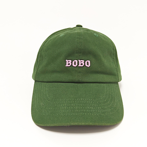 באיכות גבוהה אישית אבא כובע כובע שחור עם ירוק דו-טירון 6 פנל בסגנון אמריקאי כובע בייסבול כובע רקום אופנה - Product Image 2