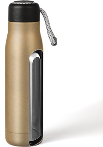 Bouteilles d'eau isothermes réutilisables en acier inoxydable 304 de 12 oz avec logo personnalisé, écologiques, avec corde de levage, pour le sport - Product Image 5