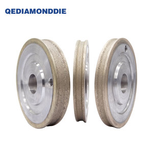 Meule diamantée à bord trapézoïdal FA en verre prix usine meule diamantée à double bord en forme plate pour machine CNC - Product Image 6