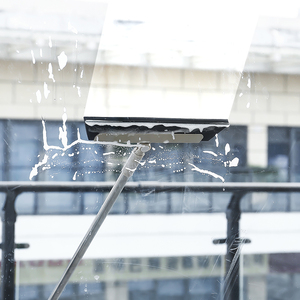 Kworld dài xử lý sàn gạt nước cửa sổ gương làm sạch <span class=keywords><strong>scraper</strong></span> sàn giống cây chổi với kính thiên văn có thể tháo rời đầu bàn chải - Product Image 4