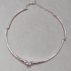 <span class=keywords><strong>Collar</strong></span> <span class=keywords><strong>de</strong></span> circonita redonda UNO <span class=keywords><strong>de</strong></span> España para mujer, cadena para clavícula, gargantilla, <span class=keywords><strong>collar</strong></span> <span class=keywords><strong>de</strong></span> lujo y estilo nicho - Product Image 3
