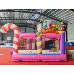 Château gonflable personnalisé en gros, Candy Land, aire <span class=keywords><strong>de</strong></span> jeux gonflable pour enfants en plein air, pour les fêtes d'enfants et la <span class=keywords><strong>location</strong></span> - Product Image 2