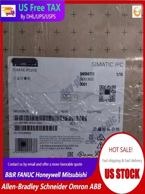 New 6av7882-0db20-0aa0 6av7 882-0db20-0aa0 Simatic Ipc277e (nanopanel Pc Brand New and Original One-year Warranty