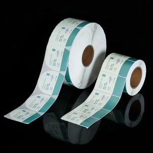 Rollo de pegatina redonda de Acción de Gracias con logotipo personalizado, vinilo impermeable, embalaje de regalo, pegatina <span class=keywords><strong>laber</strong></span> - Product Image 4