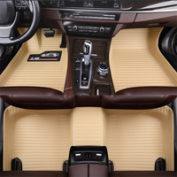 Pour Volvo XC60 XC90 S60 S90 XC40 S40 C40 C40 C20 C30 coussinets en cuir personnalisés avec motif de grain horizontal