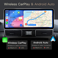 Écran QLED 12,8 pouces CarPlay Android Auto pour Mercedes GLE W166 GLS X166 NTG5.0/5.1 2016-2018 2400x900 Alliage de zinc Sans fil Linux Plug&Play