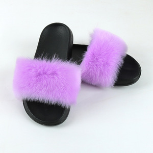 Nouvelles pantoufles plates en laine antidérapantes <span class=keywords><strong>pour</strong></span> femmes, chaussures confortables de style marche, pantoufles simples à semelle souple, idéales <span class=keywords><strong>pour</strong></span> <span class=keywords><strong>la</strong></span> plage - Product Image 3