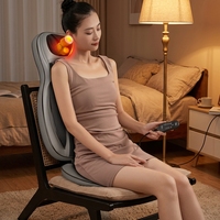 Matelas de massage électrique multifonctionnel pour tout le corps avec coussinets airbag, coussin chauffant familial pour le cou et le dos