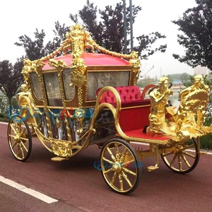 Calèche électrique de mariage à chevaux, couleur personnalisée, luxe classique, calèches royales en fer populaires en promotion - Product Image 5